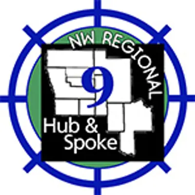Hub and spoke logo