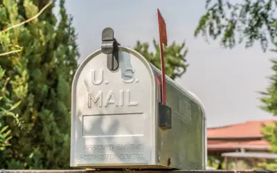 White mailbox