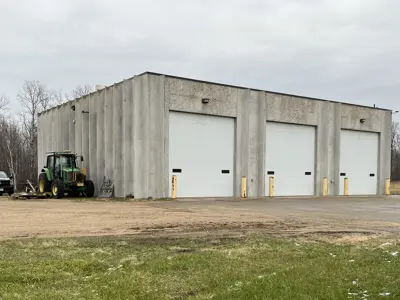 Kelliher three-door garage